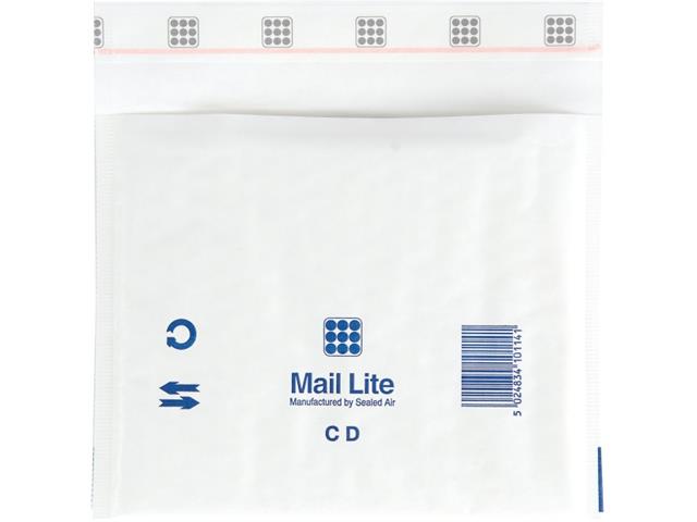 775995 Sealed Air 103027471 Luftputekonvolutt Mail Lite CD 18 x 16 cm | Boblekonvolutt